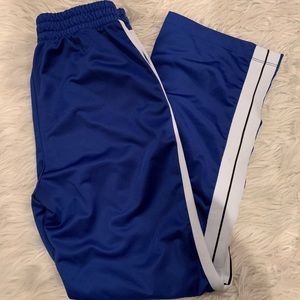 blue trackpants